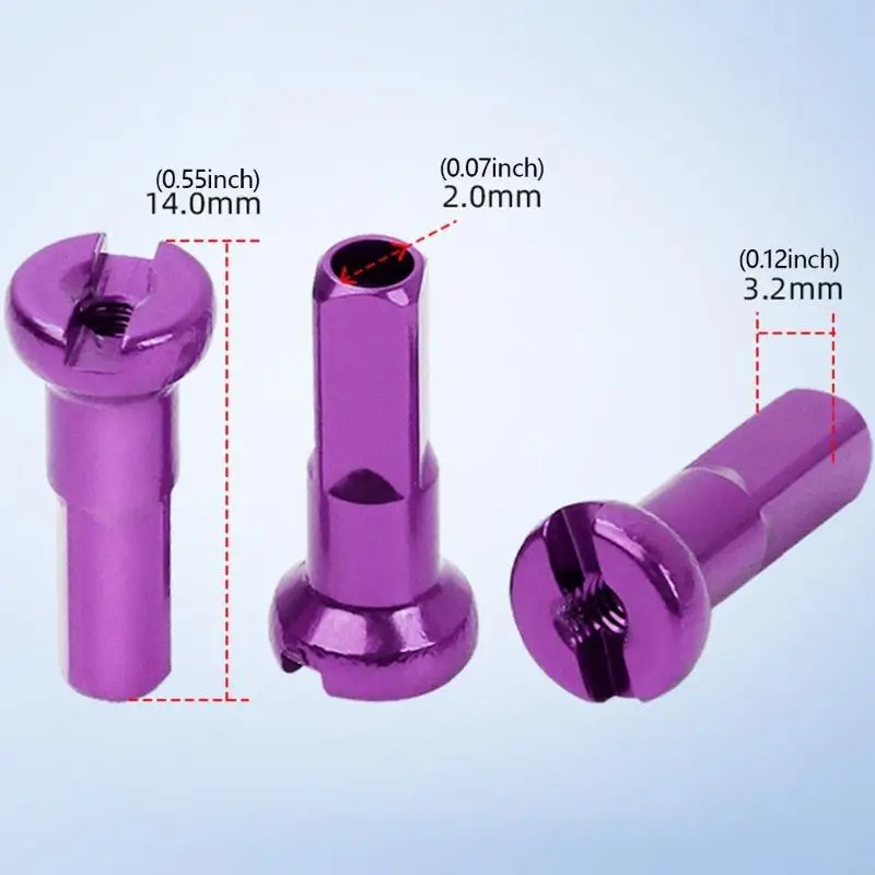 10Pcs High Strength Bicycles Spoke Caps Cycling Wheel Nipples Caps End Tip Road Bike Wheel Spoke Nipple Easy to Install