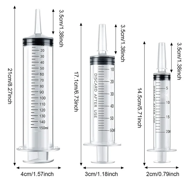 Plastic Syringes - economical and disposable for all scientific