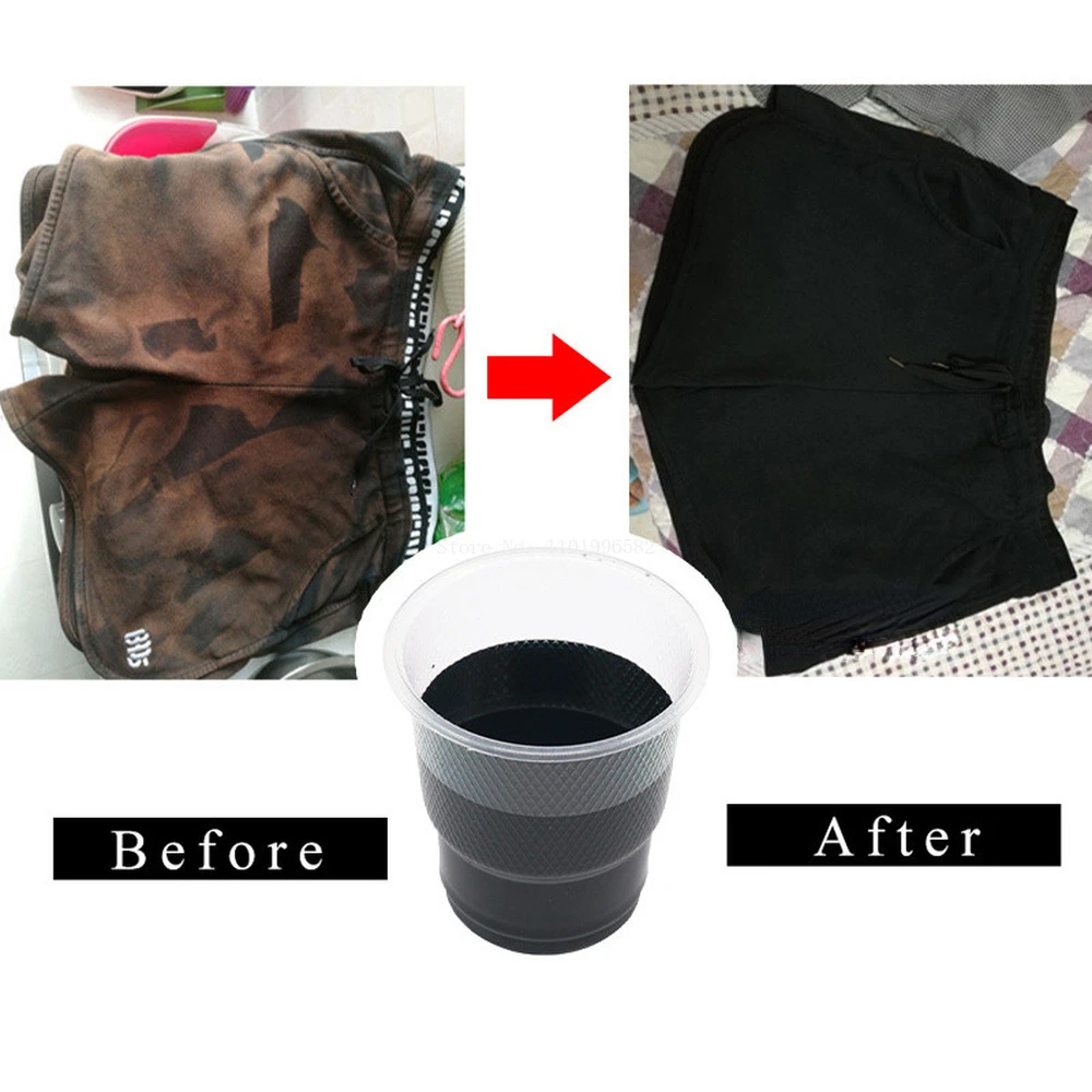 Description Picture 4 of item10g/20g/50g Paint for Fabric Paint Black /Red/Yellow Color Dye for Clothing Textile Dyeing Clothing Renovation Paint for Clothes