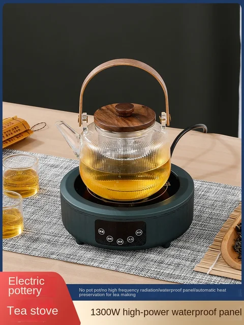 Electric Ceramic Stove Tea Stove Tea Cooker Household Mini Noiseless Small Intelligent Boil Water Boil Tea Stove Insulation