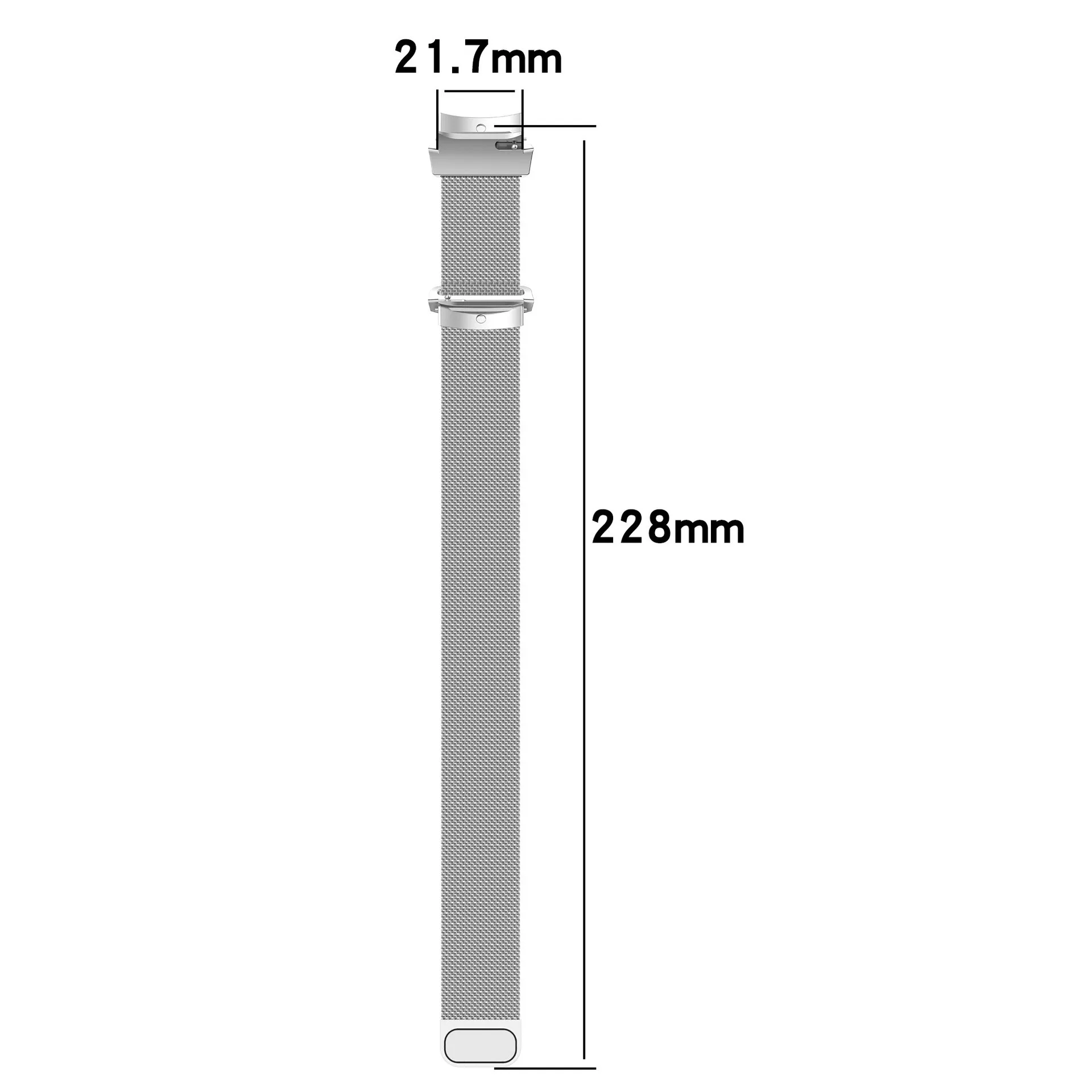 Stainless Steel Milanese Loop Magnetic Buckle Bracelet Wristband Strap
