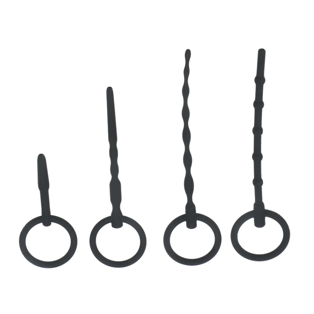 2.5-8mm Urethral Sounding Penis Plug Dilator Catheter Sounds Medical Exerciser Male Masturbator Sex Toys For Men 18 urethral dilator,silicone urethral dilator
