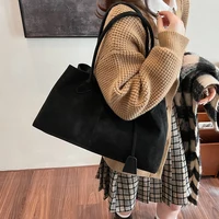 Sac à main polyvalent en faux daim pour femme, sac à main de grande capacité, sac initié, haute qualité, produit tendance, savoir, solide, 2025 3