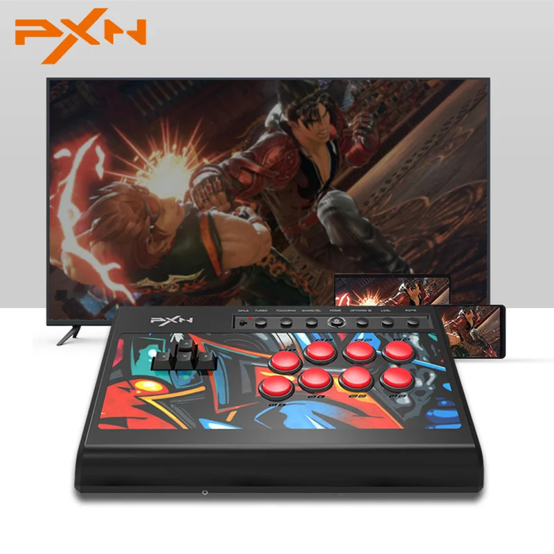 Pxn X8 Arcade Fight Stick Joystick Pc Game Controller Fighting Stick