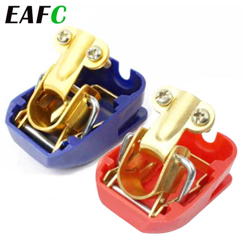 1 Pair + Electrode Quick Release Lift Off Connector Clamps Car Battery Terminals for Car