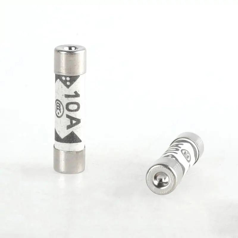 30pcs UK Standard 10A Fuses Ceramic Tube Fuses Mains Plugs Top for Home Use A2BB