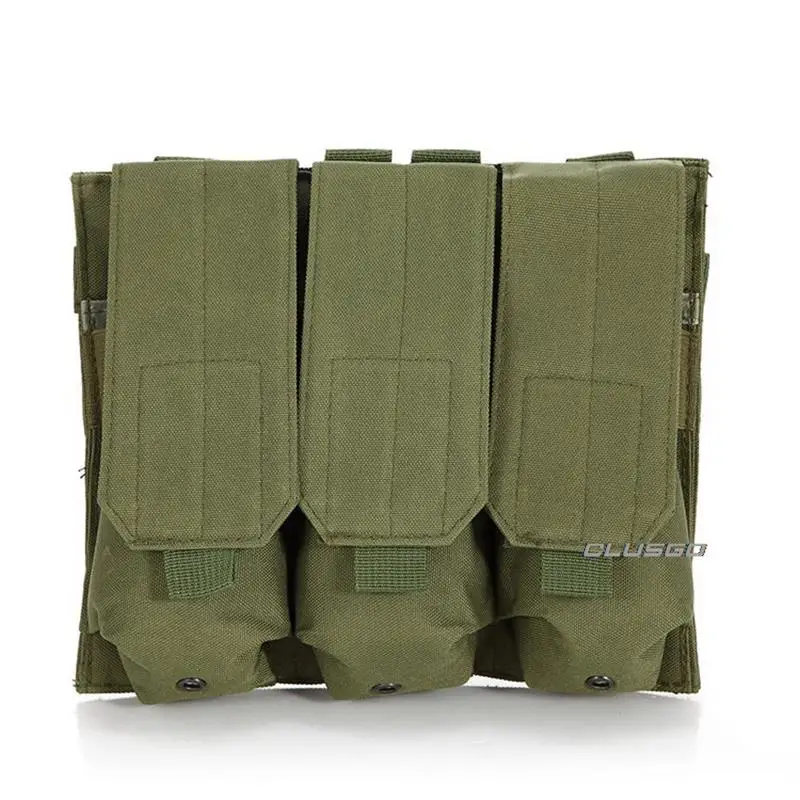 Description Picture 2 of itemTactical MOLLE Triple Magazine Pouches Double Triple Shooting Hunting Mag Pouch Wargame Paintball Mag Bag for M4 AR15 Ak47