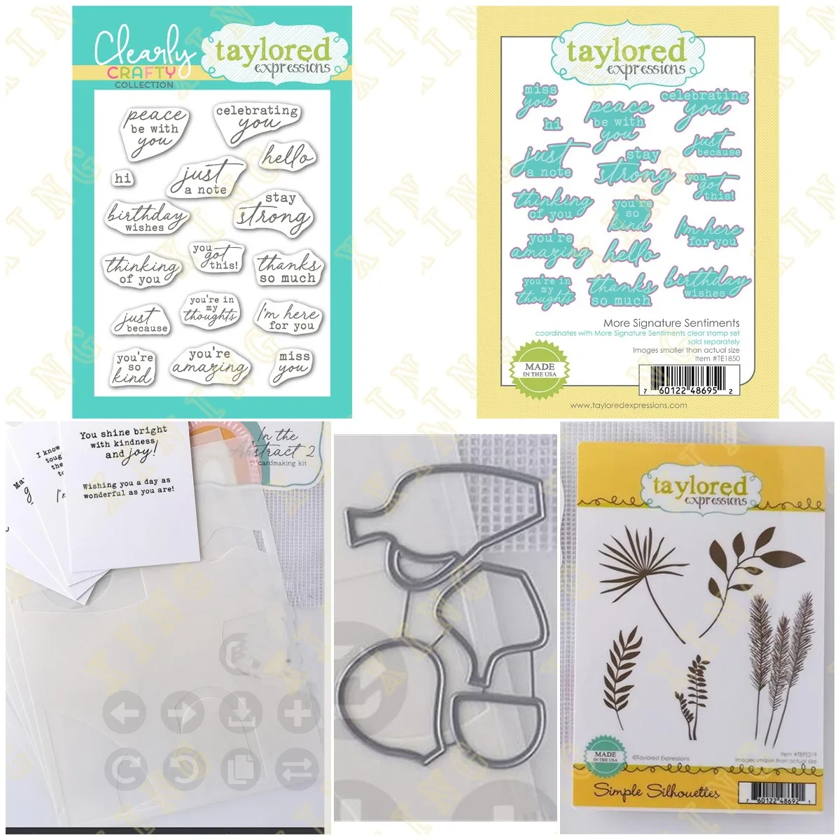 

Cardmaking Kit Sentiments Metal Cutting Dies Stamps Stencil for 2023 Scrapbook Diary Decoration Embossing Template Diy Handmade