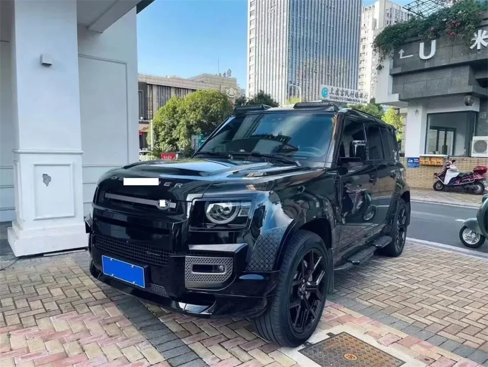 Car Facelift Performance Kit Front Splitter Lip With Eyebrow For Defender custom