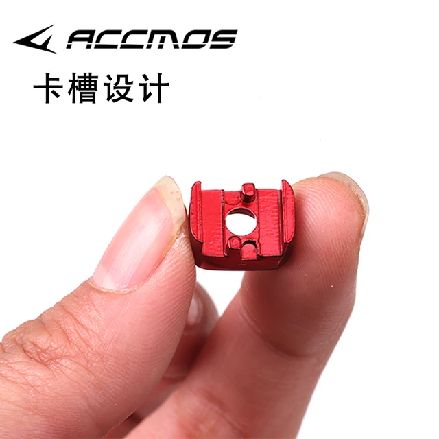 Clip Di Fissaggio Per Corda D'Arco Keenso - In Lega Di Alluminio, Regolazione Precisione Tiro Con Arco - Foto 5