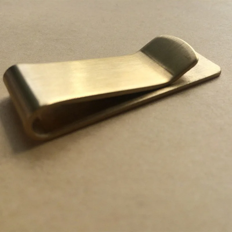 Stainless Steel Slim Pocket Men Design Money Clip Wallet Cash ID Credit Card Business Dollar Holder Metal Bill Clamp 4