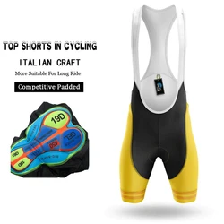 Cycling Clothing for Men Tights Man Maillot Men's Summer Pants Gel Bib Short Bretelles Pns Shorts Bike Sports Professional Bibs