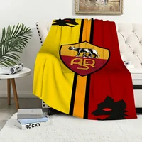Luxury Logo 1927 Blanket Plush Nap Sofa rug for Living A-AS R-Roma Room Warm Office Bedroom Birthday Home Travel Kid Gifts 1