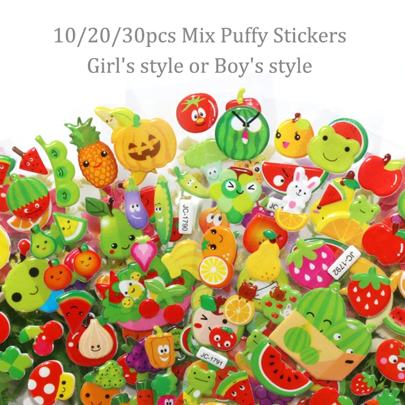 5pcs Kids Stickers Bulk Stickers for Girl Boy Birthday Gift Scrapbooking  Teachers Animals Cartoon - AliExpress