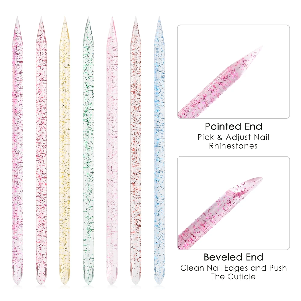 Nails Cuticle Pusher Plastic Manicure Sticks 20/10/5 Pc