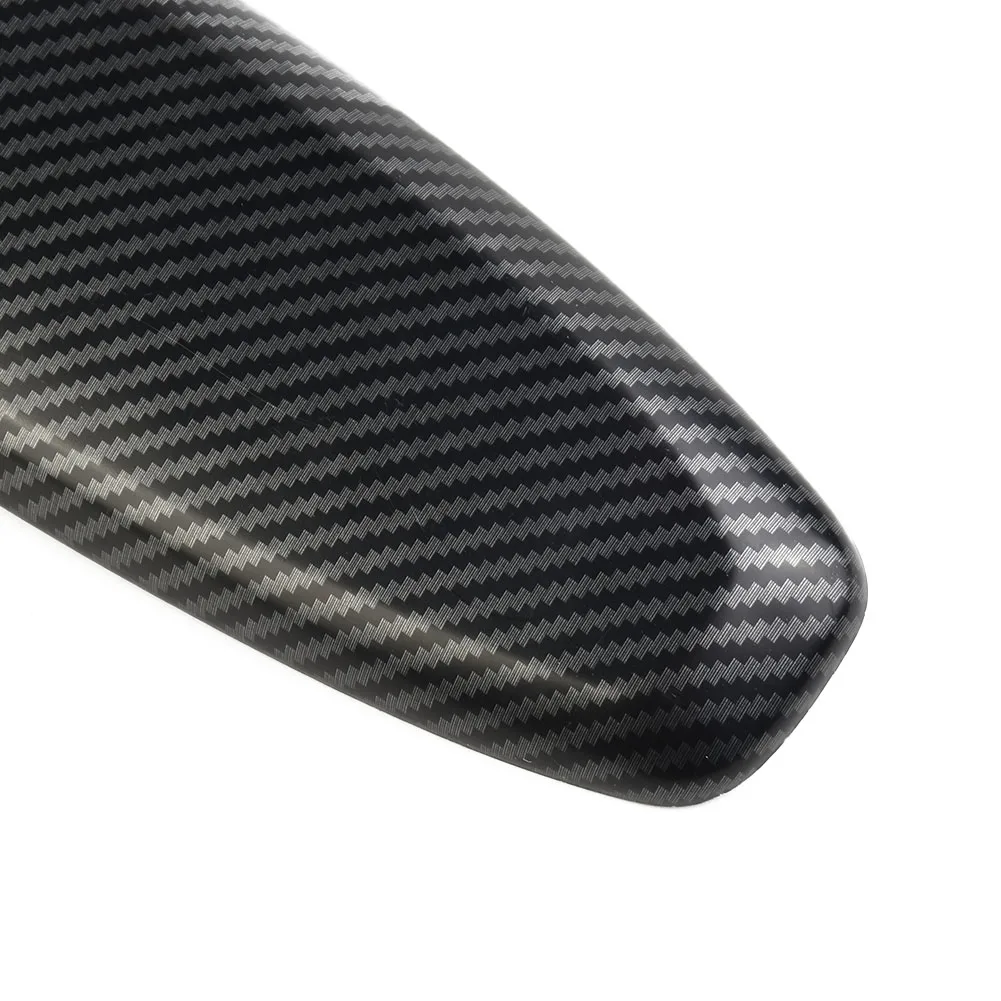 

2Pcs Car Center Armrest Box Panel Covers ABS Carbon Fiber Black Cap For Mercedes-Benz C W204 E W212 GLK X204 Interior Parts Set