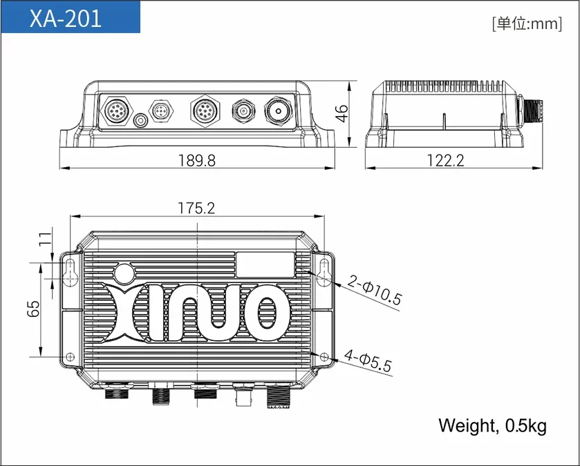 Hot XA-201 XINUO nmea2000 AIS Identification System Marine marine AIS class B transponder transducer Built-in WIFI by Phone APP