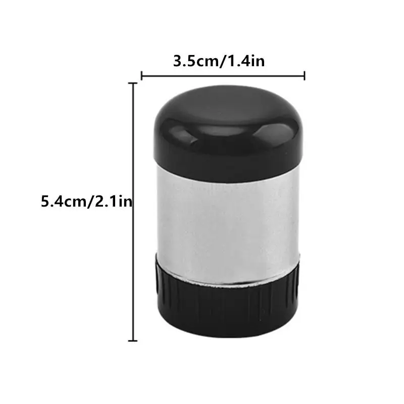 5-Loch-Salzstreuer aus Edelstahl, tragbare Mini-Gewürzflasche mit Staubschutz, kleine Pfefferflasche, Gewürzglas, Küchenwerkzeug – Detail 11