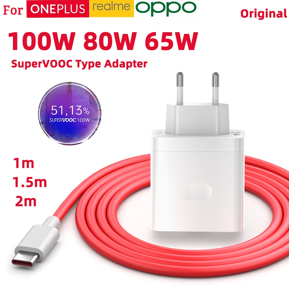 Original OnePlus SuperVOOC High-Speed Travel Power Adapter