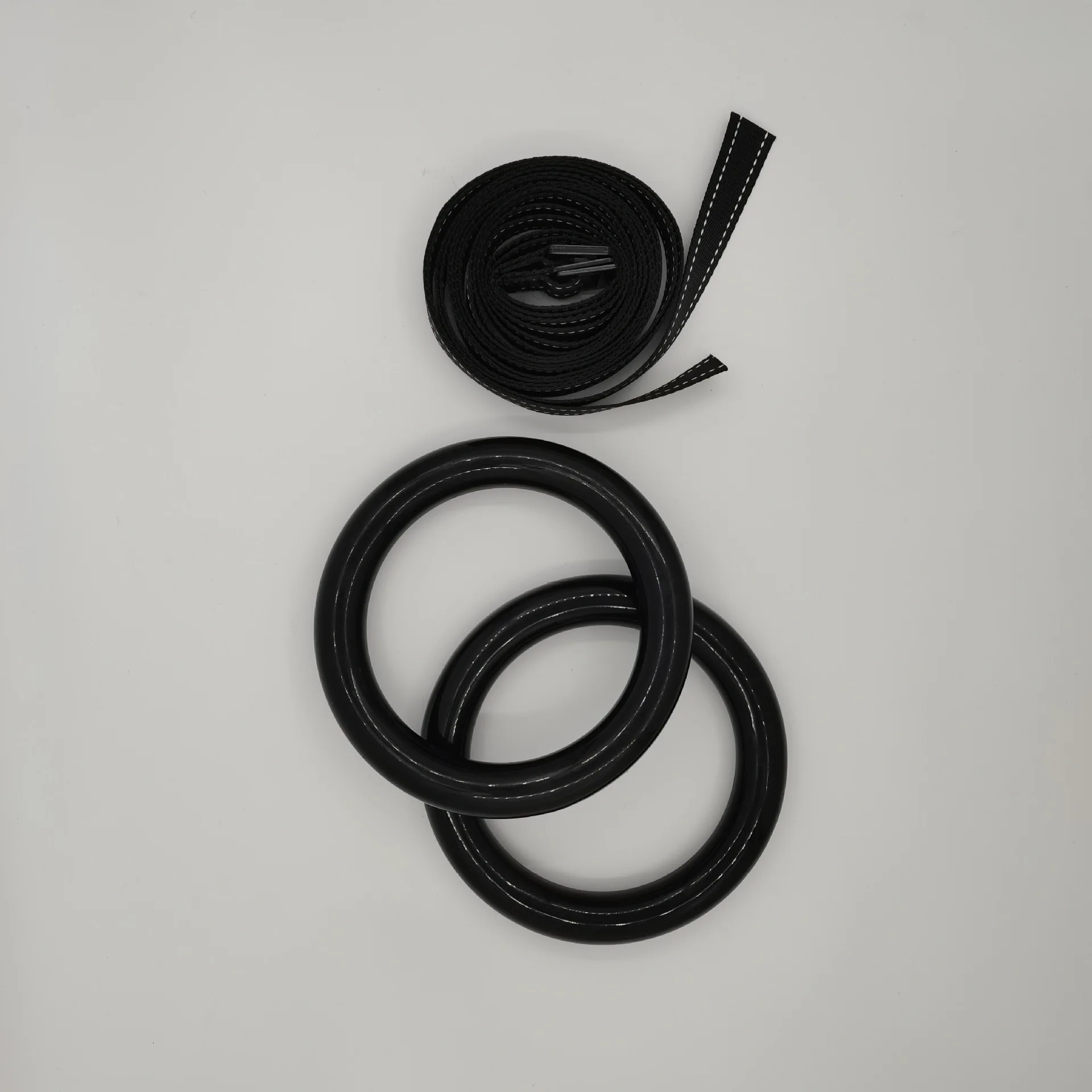 Gymnastic Rings 1000lbs Capacity 1/2M Adjustable Buckle Straps Pull Up Exercise Rings Non-Slip for Home Fitness