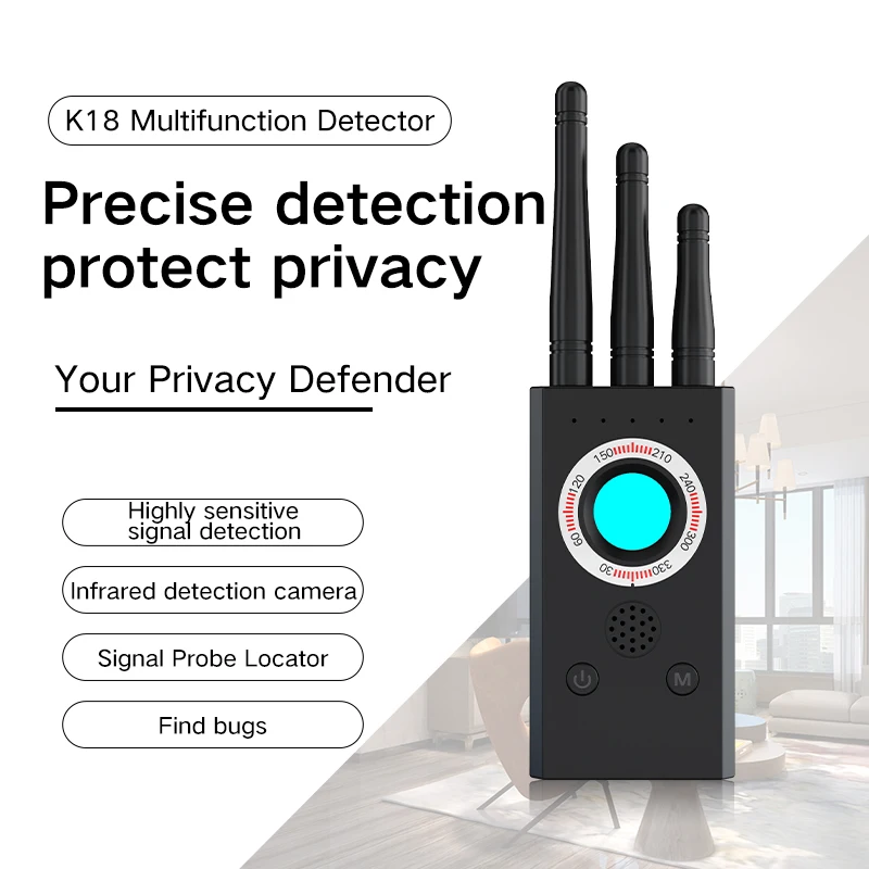 T16 Rilevatore Di Telecamere Nascoste Anti Candid Cam Lens Protezione Della Privacy Wireless Rf Signal Scanner Localizzatore Gps Spy Bug Garget Finder
