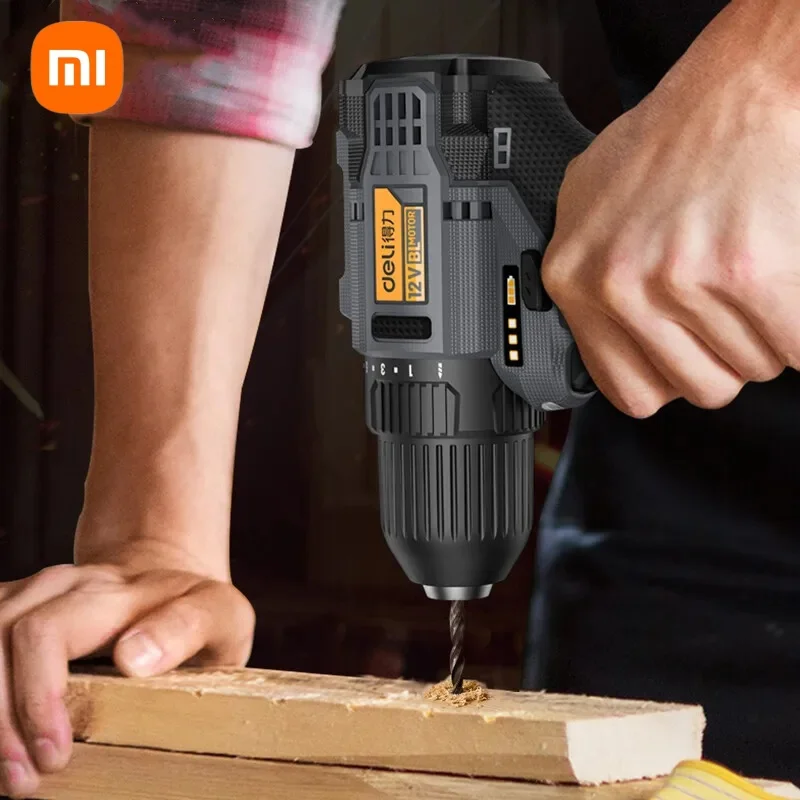 

Xiaomi Deli Wireless Electric Screwdriver Screwdriver Multi-function Power Tool Electric Drill Drilling Machine Hand Drill Tool