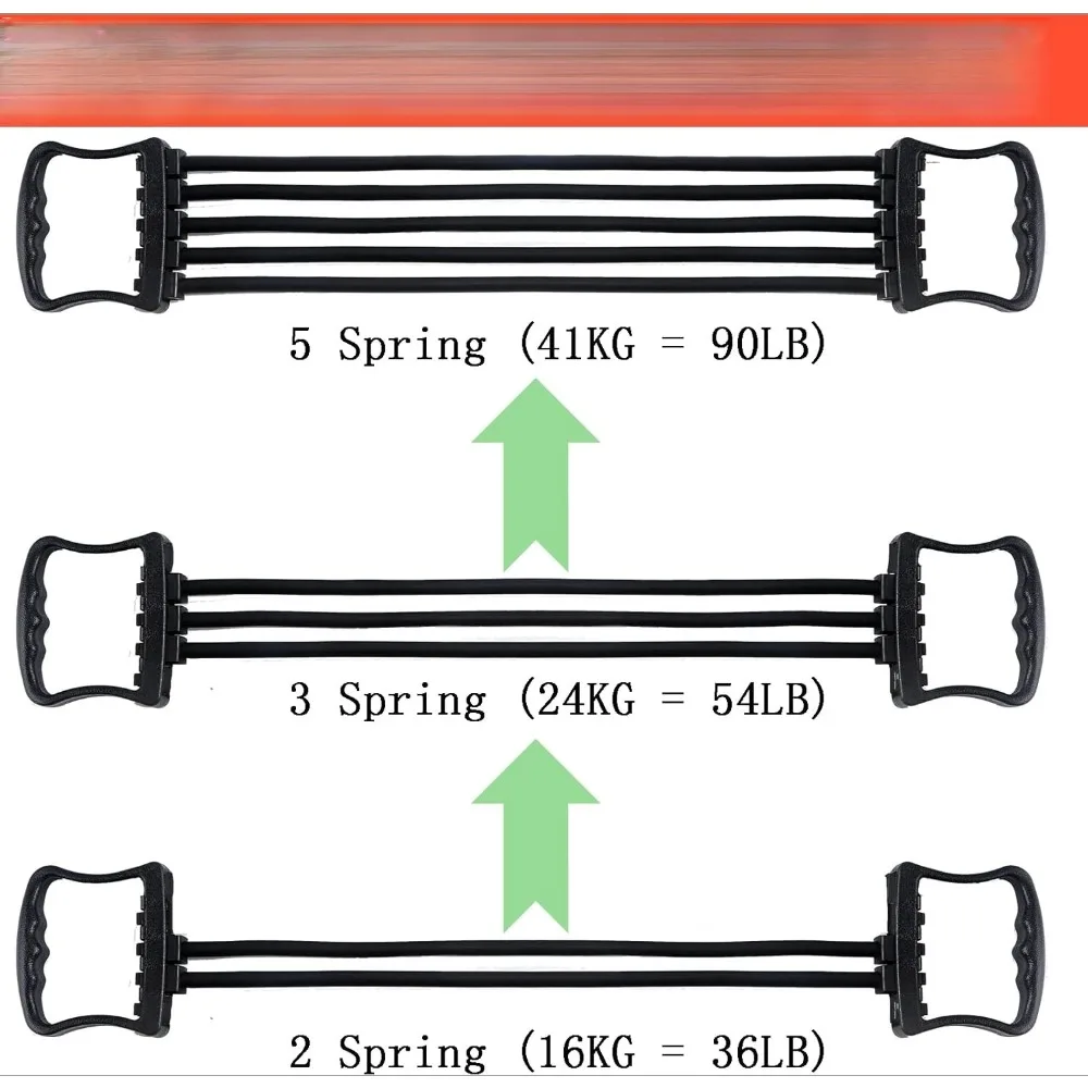 Spring Chest Expander Resistance Trainer 5
