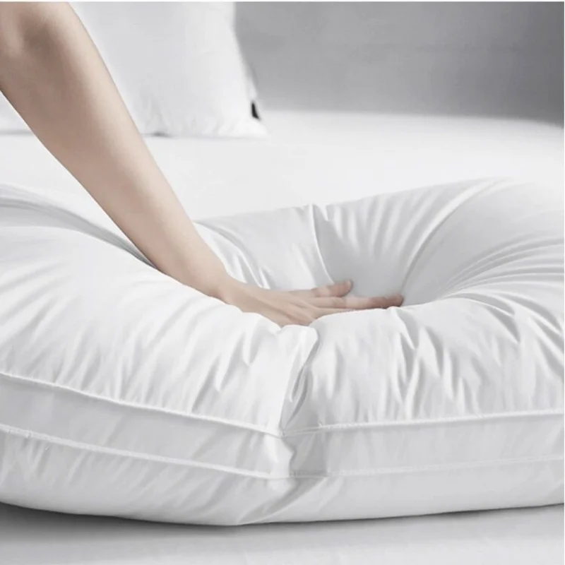 Five Star Hotel Sleeping Pillow,100%Cotton Cover,White Protect Neck Cervical Home Bed Adult Pillow Core 48x74cm Drop Shipping 5