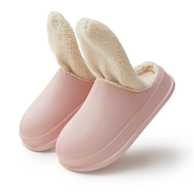 EVA Autumn And Winter Home Slippers Women Man Indoor Household Slippers Plus Size 46 47 Couple Waterproof Anti Slip Thick Sole 3