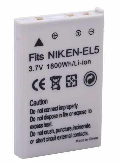 Batteria Ricaricabile Duracell Per Nikon EN-EL5 - 3.7V 1150mAh - Per Fotocamere Digitali Nikon - Foto 9