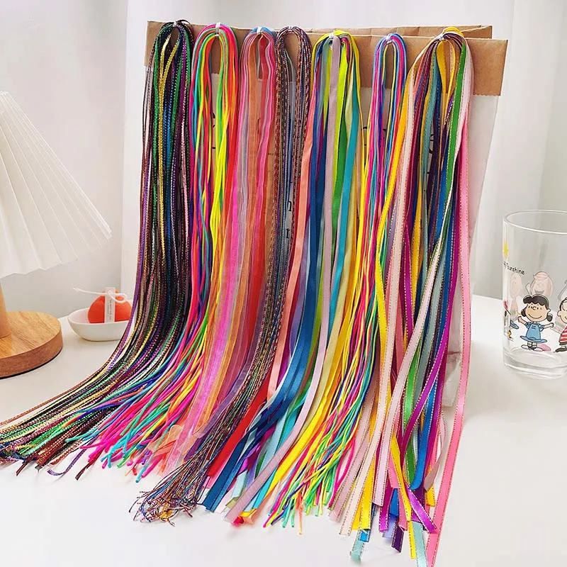 30 Bunte Dreadlock-Haarsträhnen – Regenbogenfarben, Zum Einflechten, Für Partys & DIY, Geschenk Für Mädchen