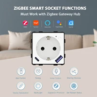 BSEED Zigbee Smart Socket Part Power Monitor Outlet With USB Type-C DIY Parts 20W Fast Charge Tuya Smart Life Alexa App Control - Image 2