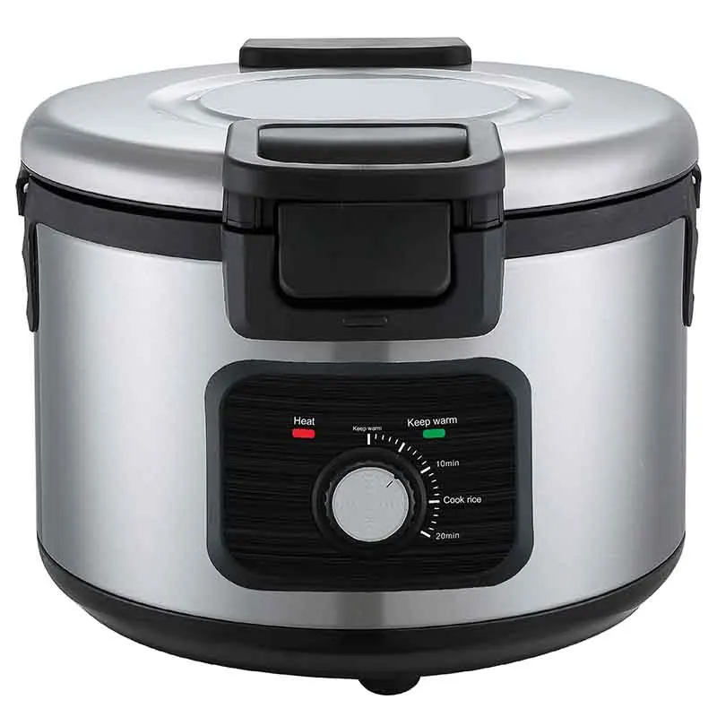 Smart Large Capacity 19L Commercial Mechanical Rice Cooker With Rotary Button Stainless Steel Industrial Rice Cookers