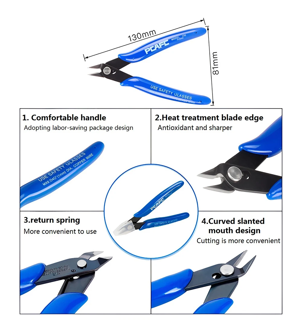 3D Printer Tool Kit Trimming Knife Scraper Cleaning Needle Tweezers Pliers Scraper Basic Deburring Tools Kit DIY 3D Printer Part - 5