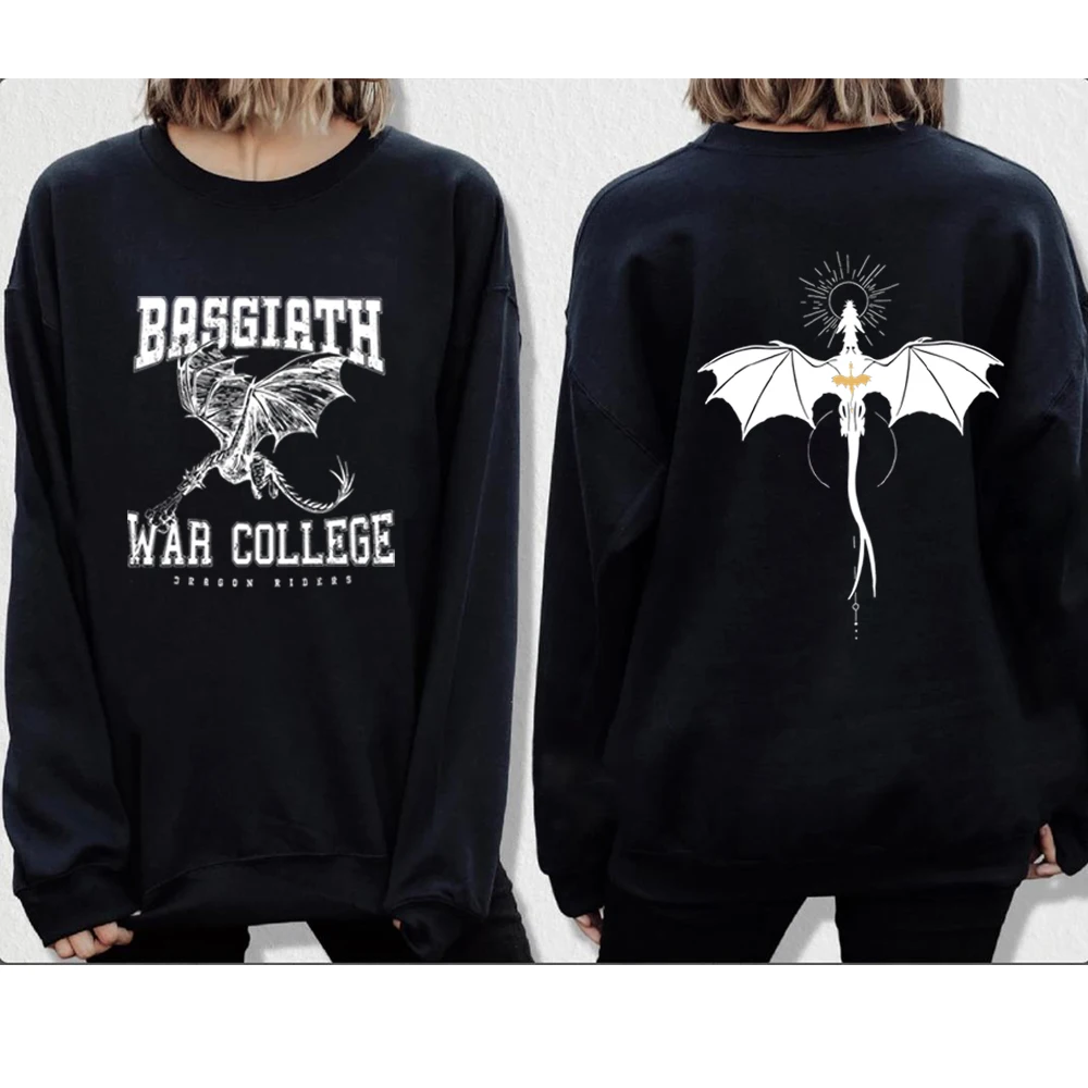 Bassiath War College 남녀공용 양면 크루넥 맨투맨 네번째 윙 셔츠, 바이올렛 소렌게일 북시 후드 스웻셔츠