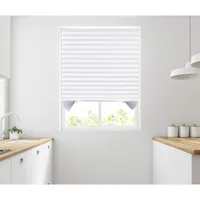 Pleated Window Paper Shades Light Filtering Blinds White 36" x 69" (Pack of 6 Temporary Blinds),MT1050 2