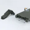 1/14 RC Hydraulic Metal Semi Trailer for Elefant FAUN SLT-56 Tank Transporter Model Remote Control Vehicle Warning Lights Toy 5