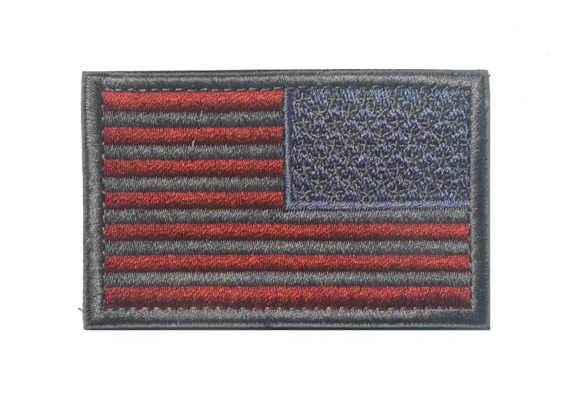 Antrix – Set Di 4 Toppe Ricamate Con Bandiera Americana (2 Stelline E Strisce, 2 Thin Blue Line) – Morbide, Con Velcro, Per Giacche, Zaini E Cappelli - 5