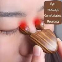 Wooden Nose Massager, Facial Relaxation Massage, Eye Tendon Stick - Image 4
