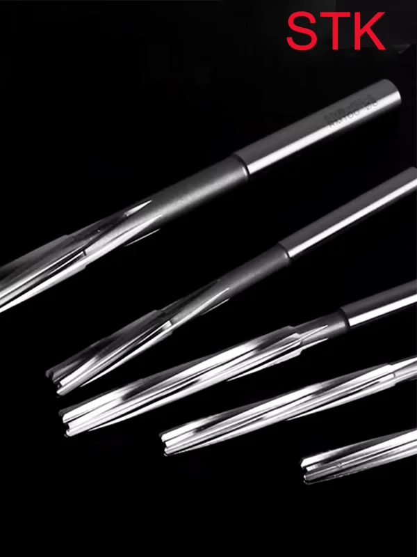 HSSE Machine Reamer Japan Original STK 1PCS Chucking Machining Tool Spiral Flute Cobalt Cutting H7 Shank Diameter 2-16 mm