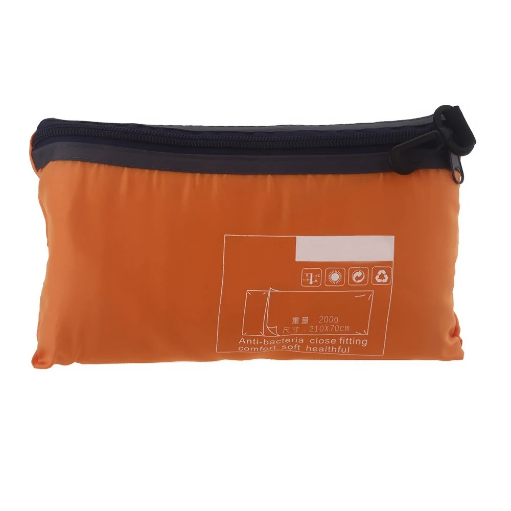 Description Picture 5 of item70*210CM Portable Sleeping Bag Outdoor Travel Camping Hiking Polyester Pongee Healthy Sleeping Bag Liner with Pillowcase