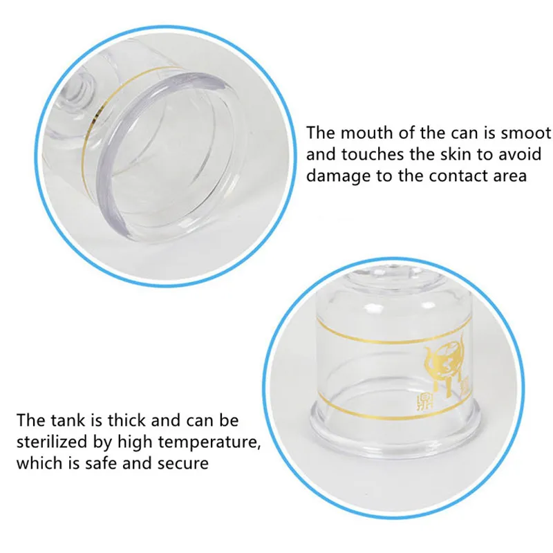 19Pcs Vacuum Pumping Cupping Device Gua Sha Acupuncture Set Neck Back Massage Jars Suction Physiotherapy Cupping Health Care 3