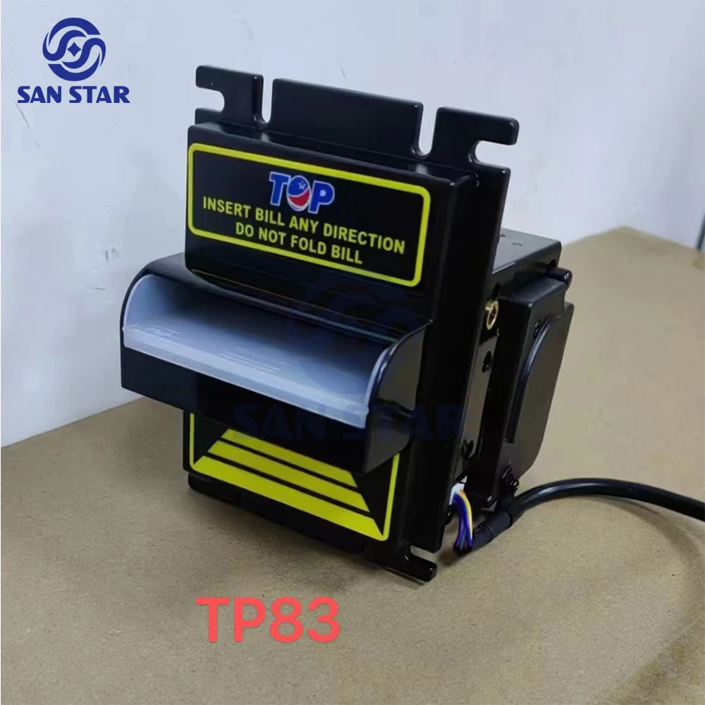 

TOP TP83 Bill Acceptor Multiple International Cash Selector DC 12v for Washing Machine Arcade Vending Game Machine