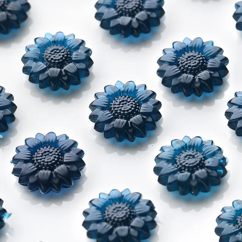 Translucent Sunflower Wax Seal Beads Kit with Stamping Tools