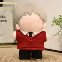 Tenue de poupée en peluche pour poupées coréennes, vêtements de beurre, pull en peluche, accessoires de salopette, poupées d'idole, nouveau, 20cm 3