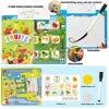 3-IN-1 Preschool Talking Book, Pattern Matching, Point Reading, Erasable Drawing Board, Comprehensive Learning Toy 3-6 Years 2