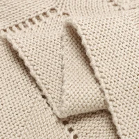 Baby Blankets Newborn 100%Cotton Knitted Infant Boys Girls Stroller Swaddle Wrap Super Soft Toddler Kids Bedding Blankets 100*80 5