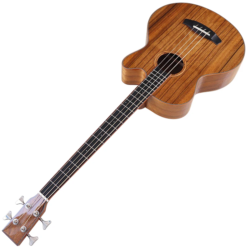 

4 string Electric Acoustic Bass Guitar 5 string 43 inch High Gloss Spruce Wood Top Folk Bass Guitar With EQ