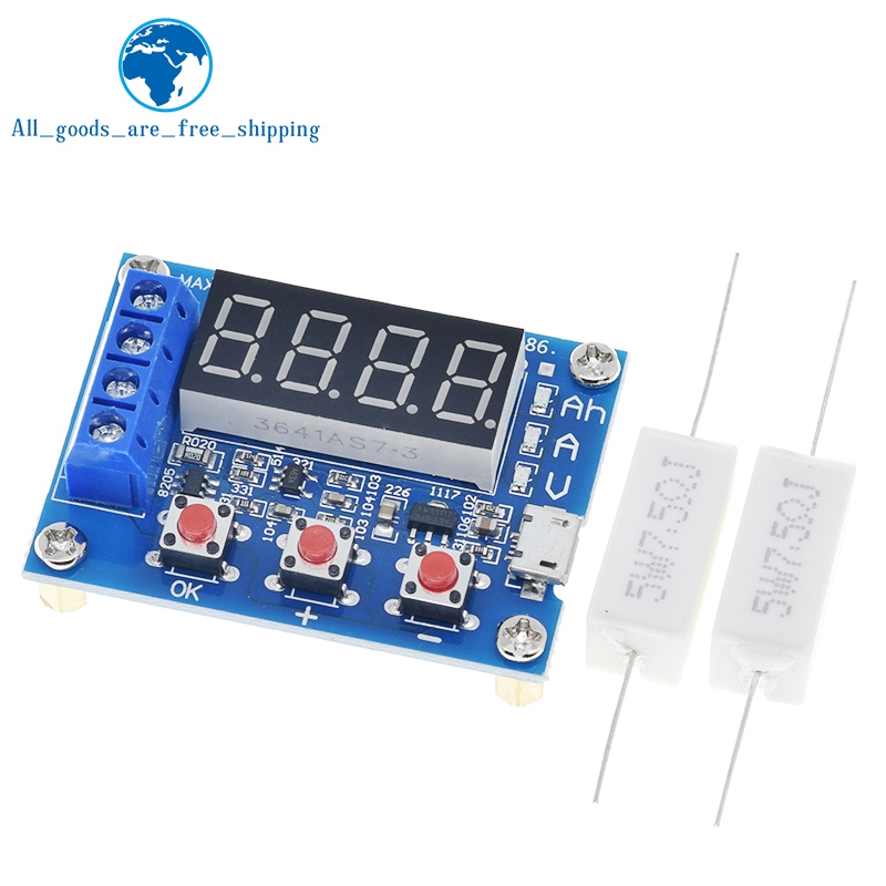 TZT ZB2L3 Li-ion Lithium Lead-acid Battery Capacity Meter Discharge Tester Analyzer