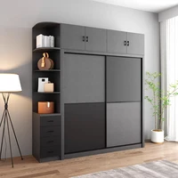 Ensemble de chambre à coucher de luxe pour adultes, avec commode et lit queen size, idéal pour hôtel, confortable, mobilier de maison 3